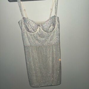 Embellished Corset Mini Dress